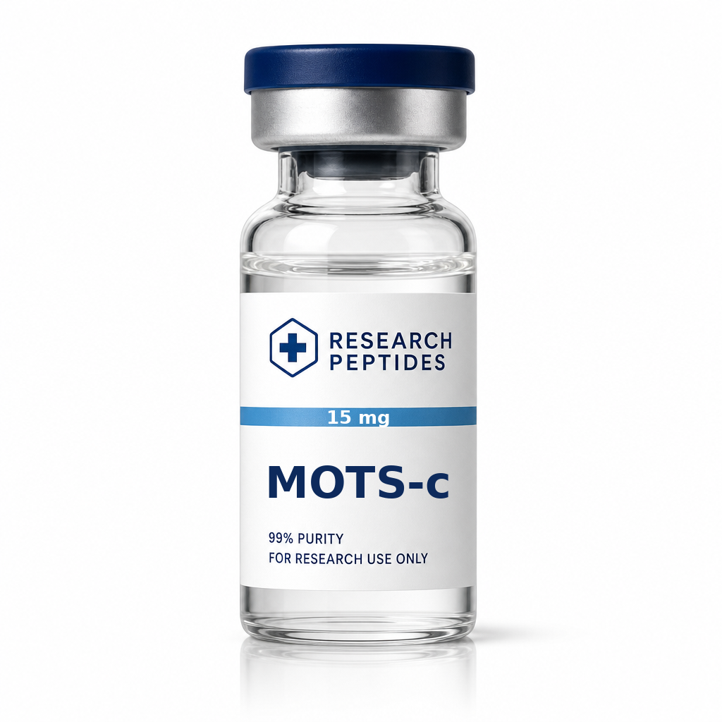 MOTS-c 15 mg onderzoekspeptide vial
